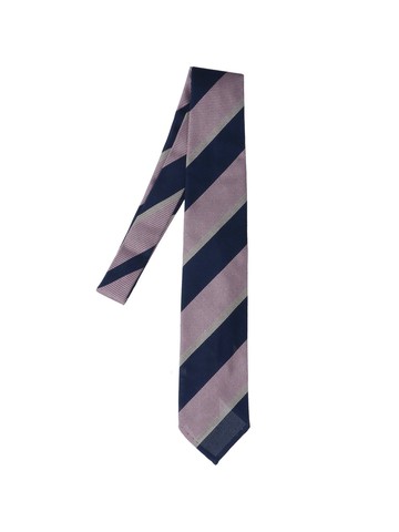 Cesare Attolini Striped Silk Tie