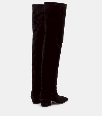 Paris Texas Bettina over-the-knee suede boots