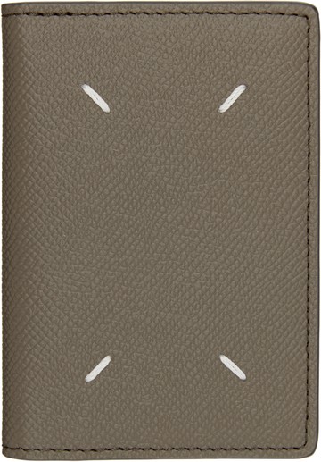 Maison Margiela 灰褐色 Four Stitches 卡包