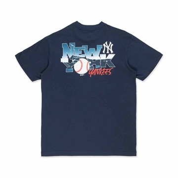 NEW ERA 男女 短袖上衣 ESSENTIAL FW25 紐約洋基 海軍藍 NE14701215