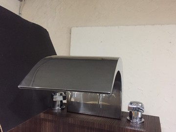 【麗室衛浴】國產不銹鋼缸上三件式大型瀑布龍頭 F-327