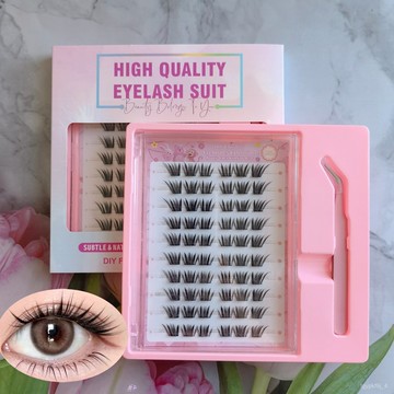 😊可可假眼睫毛😊假睫毛套裝大容量國風小信子假睫毛百搭不出錯靈動更出圈輕盈自然款自貼假眼睫毛 VE20