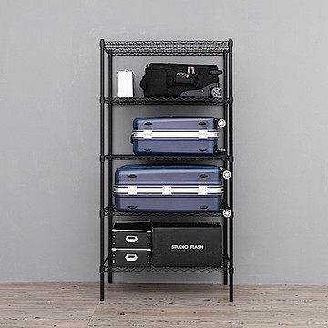 dayneeds 荷重型 90x45x180cm五層烤漆波浪架 超強耐重/倉儲架/置物架