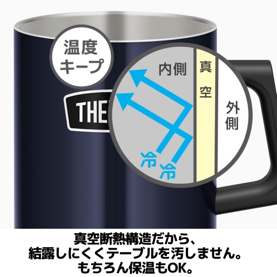 thermos サーモス アウトドアシリーズ 真空断熱マグカップ 450ml ステンレス S ROD-007