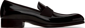 TOM FORD 黑色 Patent Edgar Evening 乐福鞋