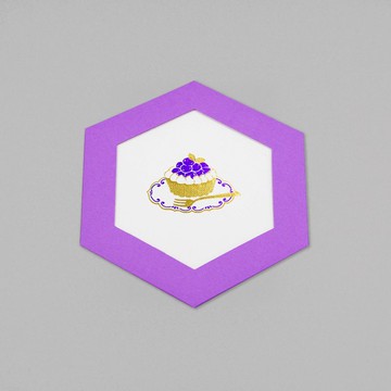 ROKKAKU CARD 獎勵甜點 藍莓塔