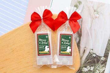 聖誕節禮物贈品 耶誕快樂茶樹隨身皂(滿百份免費印名字) 防疫小物