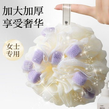 浴花球高檔不散沐浴球超柔軟浴球男女士大號泡泡浴花洗澡搓澡神器