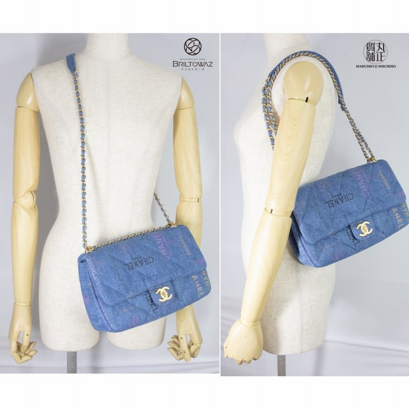 正規店買付【CHANEL】ラージ フラップ バッグ ラージ トップハンドル フラップ バッグ、カーフスキン