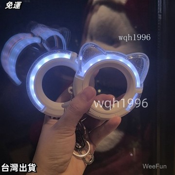 ITZY應援棒鑰匙扣迷你應援環貓耳可亮燈鑰匙扣小掛件官方同款週邊 桃園出貨