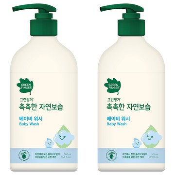 GREEN FINGER 綠手指 Chokchok 三效保濕嬰幼兒沐浴乳  500ml  2瓶
