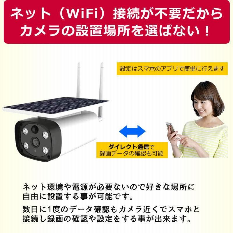 【まさ】電源不要防犯カメラ　ADS-WF520SL　SDカード楽天４万円弱 楽天市場】防犯カメラ ソーラー 400万画素 SDカード録画