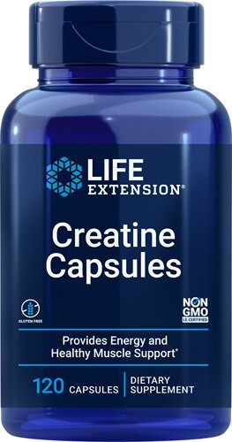 Life Extension Creatine Capsules 120 Vegetarian Capsules