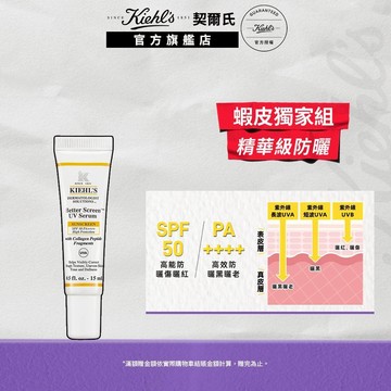 契爾氏 輕潤膠原胜肽防曬精華SPF50 PA++++ 15ml