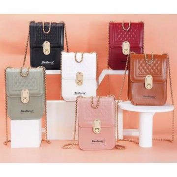 【Sp house】韓版繡花鎖扣單肩鍊條女用小包(6色可選)