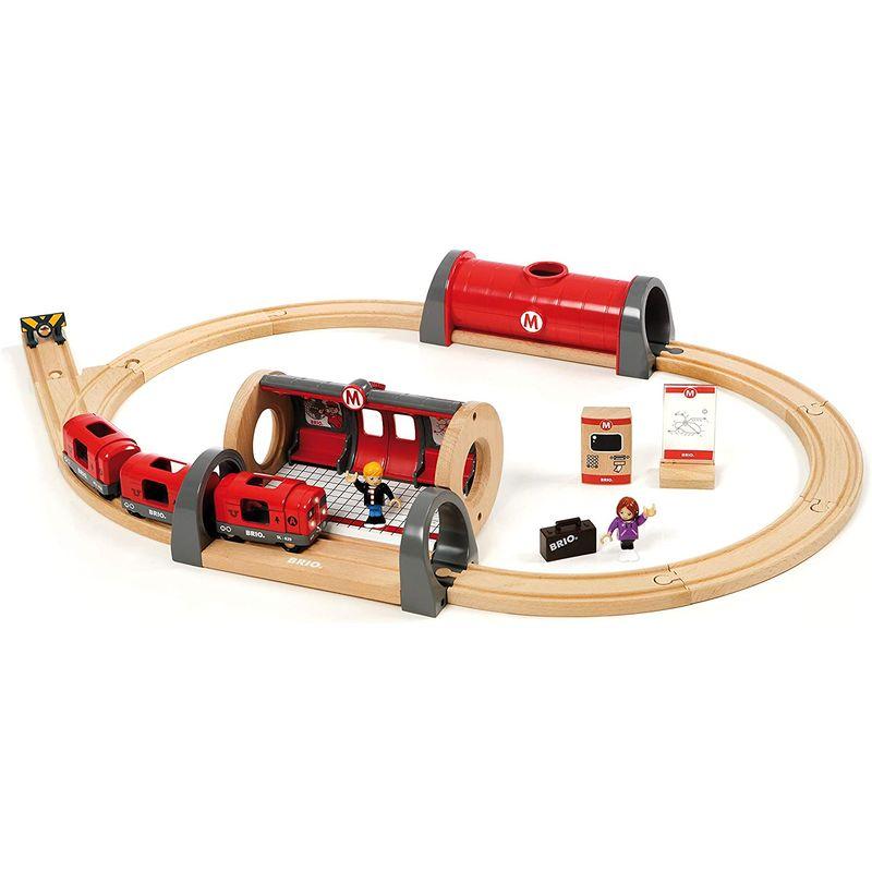 トラベルレールセット 33512 ブリオ BRIO セット レールセット 木の