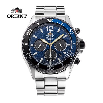 ORIENT 東方錶 Quartz Sports系列 太陽能跑馬計時腕錶 限量款 藍色 RA-TX0208L - 42.8 mm