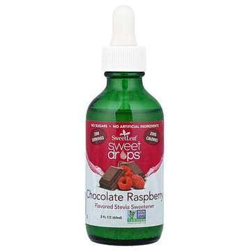SweetLeaf Stevia, Sweet Drops，巧克力樹莓味，2 液量盎司（60 毫升）