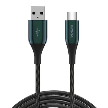 NOKIA 諾基亞 P8200C USB-C to USB-C 充電線 (3A)  1.25m  夜幕綠  1條