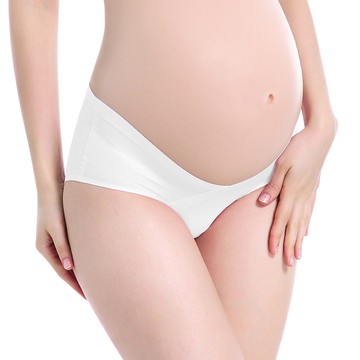 低腰內褲 無痕冰絲交叉款孕婦內褲 三角褲-321寶貝屋