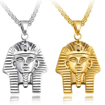 《316小舖》【F499】(優質鈦鋼項鍊-古老埃及法老鋼項鍊/埃及項鍊/法老項鏈/古老項鏈/男項鍊/銀項鍊/金項鍊)