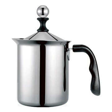 Pearl Horse 寶馬 單層小奶泡器 18-8 不鏽鋼 400cc  銀色  1個