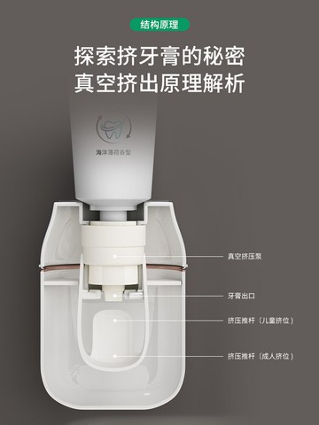 新款全自動擠牙膏神器壁掛式懶人兒童牙膏擠壓器手動免打孔置物架