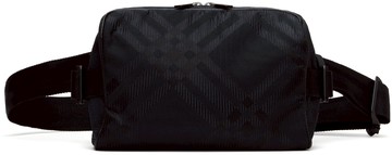 Burberry 黑色格纹腰包