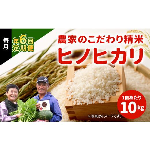 ふるさと納税 宮崎県 えびの市 農家のこだわり精米 10kg × 6回 合計60kg ヒノヒカリ