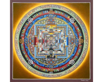 时轮曼荼罗——以西藏唐卡形式呈现的宇宙灵性地图