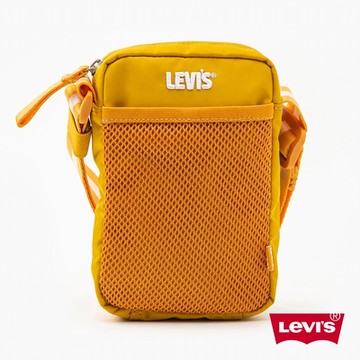 Levis Gold Tab金標系列 男女同款 運動風隨身小包 / 精工刺繡Logo 香橙黃