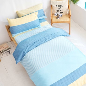 ELVIS 愛菲斯 ┃單人3.5尺-3M天絲四件套 / 鋪棉被套+枕套*2+床包 / 藍調