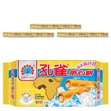 乖乖 孔雀捲心餅咖啡口味  63g  36包