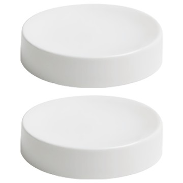 ERATO Mild系列 圓形瓷盤  11cm  白色  2個