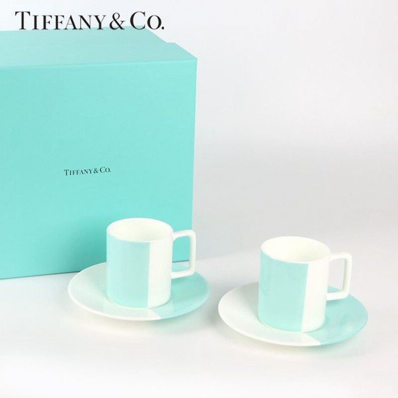 ティファニー カップ Tiffany Co カラーブロック エスプレッソ カップ ソーサー ペア ラッピング無料 Tcld9054 通販 Lineポイント最大0 5 Get Lineショッピング