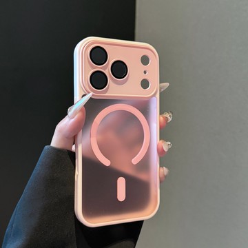 精孔 冰盾 加高鏡頭保護 超強磁吸 防摔殼 用於iPhone17 i16 手機殼 15 14 13 12 11 Pro
