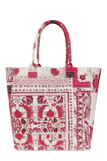 Isabel Marant Yenky Logo Embroidered Shopping Bag