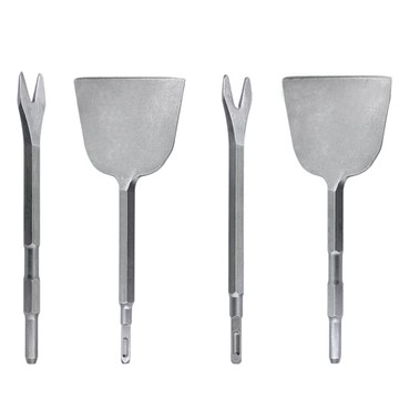 電錘沖擊鉆頭方柄鏟子四坑六角加寬扁鑿圓柄尖扁鑿子拆電機拆銅線