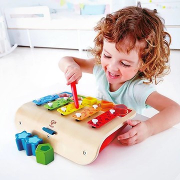 【德國Hape】幾何按鍵木琴