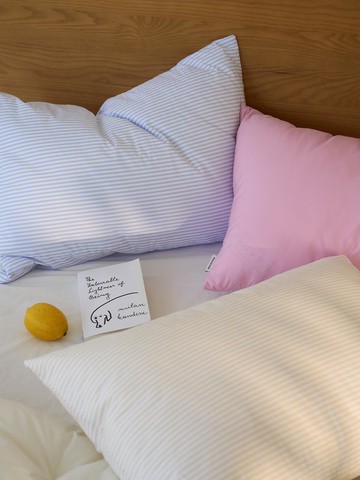 60-Count High-Density Pure Cotton Pillowcase [Blanc]
