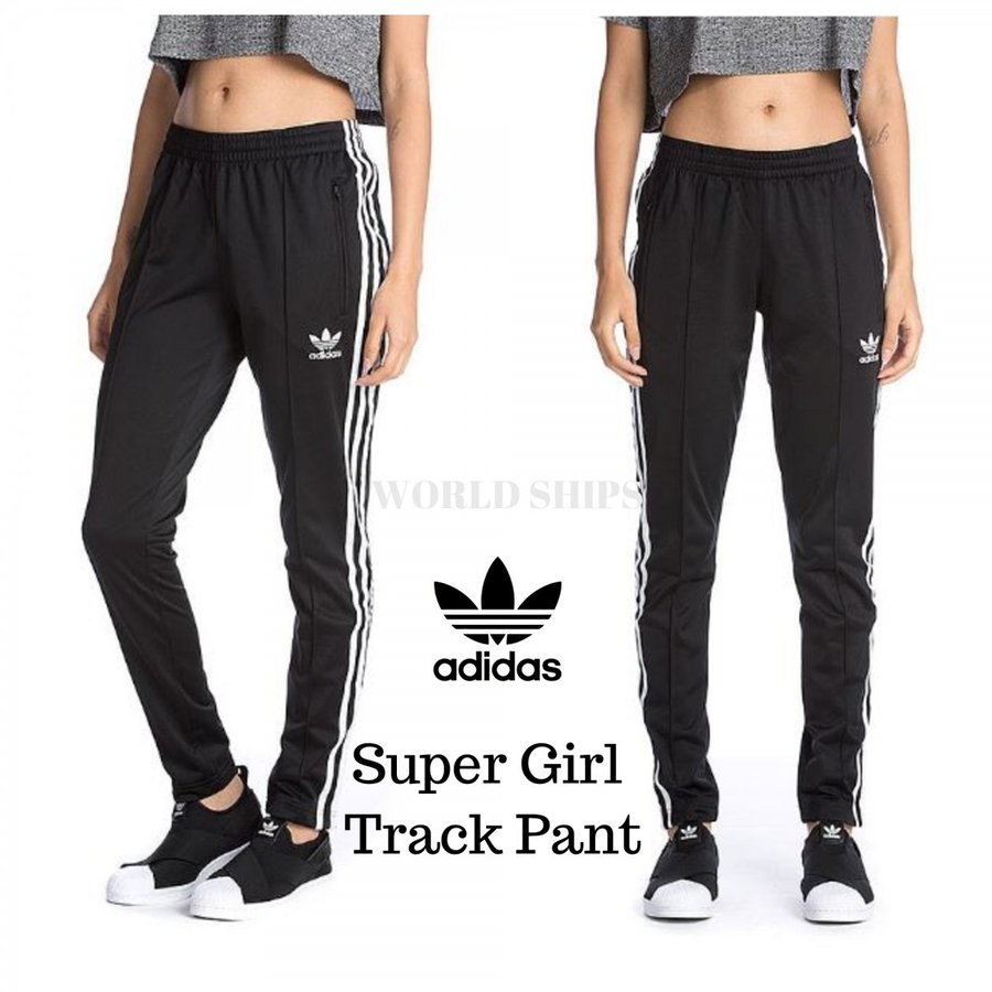 アディダス ジャージ レディース トラックパンツ スーパーガール アディダスオリジナルス Adidas Originals Super Girl Track Pant ブラック 海外正規品 通販 Lineポイント最大0 5 Get Lineショッピング