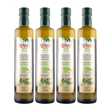 【囍瑞BIOES】西班牙歐羅有機冷壓特級初榨橄欖油(500ml)*4入