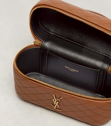 Saint Laurent Gaby leather vanity bag