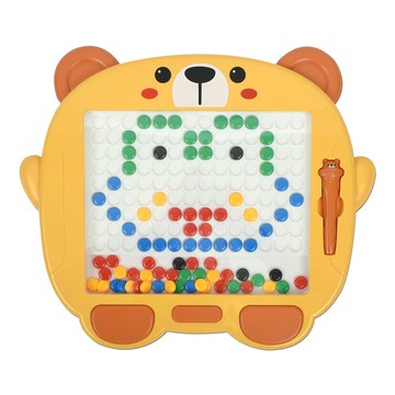 小熊教育 嬰兒小熊教育磁性珠操作板  多色  33 x 3 x 29 公分  1個