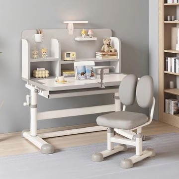 書桌 兒童家用學習桌 寫字桌 學生可升降書桌 寫作業桌子男女孩桌椅套裝