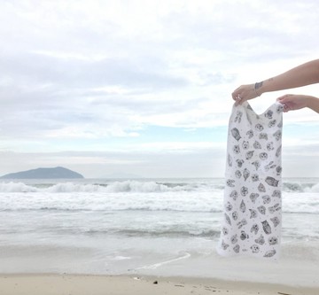 adc 派對動物白色毛巾