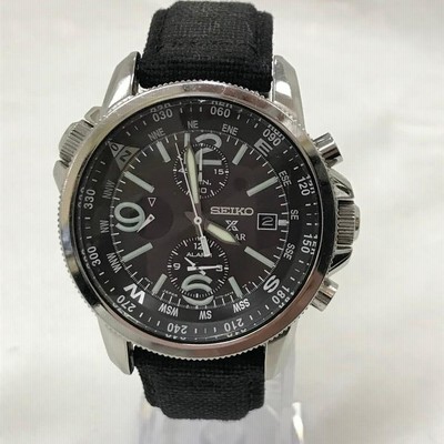 中古】SEIKO セイコー プロスペックス クロノグラフ メンズ ソーラー V172-0AL0 ブラック文字盤 [jgg] | LINEブランドカタログ