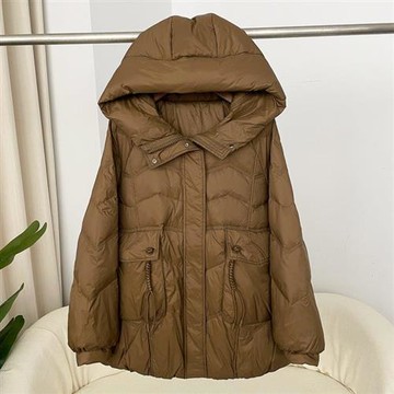 【巴黎精品】現貨+預購 頂級真羽絨外套白鴨絨外套羽絨衣秋冬保暖大碼休閒女裝-中式文藝扣女外套4色a1ld74