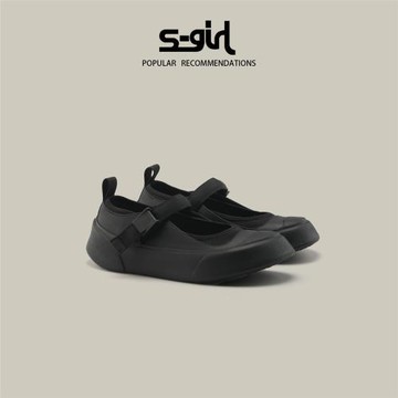 SGIRL TWTW法式復古丑萌瑪麗珍鞋女2024新款大頭淺口輕便休閑單鞋