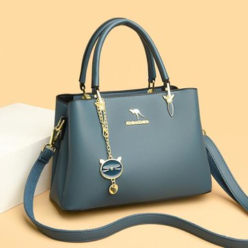 百搭時尚歐美手提斜挎包包女2025新款高級感女士手拎軟皮簡約洋氣